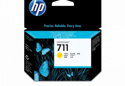 HP 711 Yellow Ink Cartridge - CZ132A