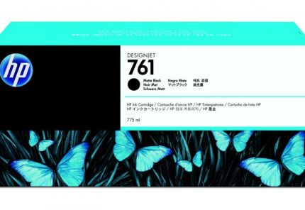 HP 761 775-ml Matte Black DesignJet Ink Cartridge - CM997A