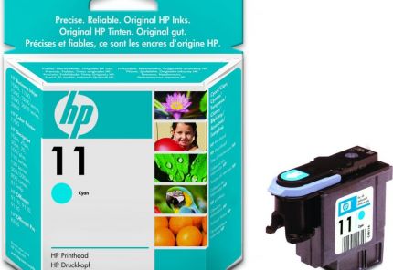 HP 11 Cyan Dye Ink Cartridge (28 ml) - C4836A