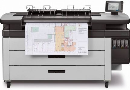 HP PageWide XL 3900 40-in Multifunction Printer with Top Stacker