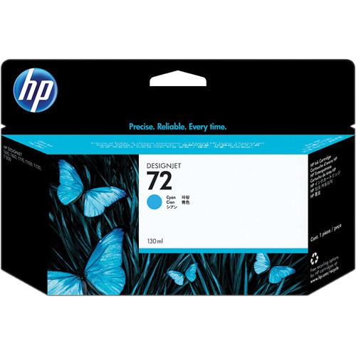 HP 72 Cyan Ink Cartridge (130 ml) - C9371A