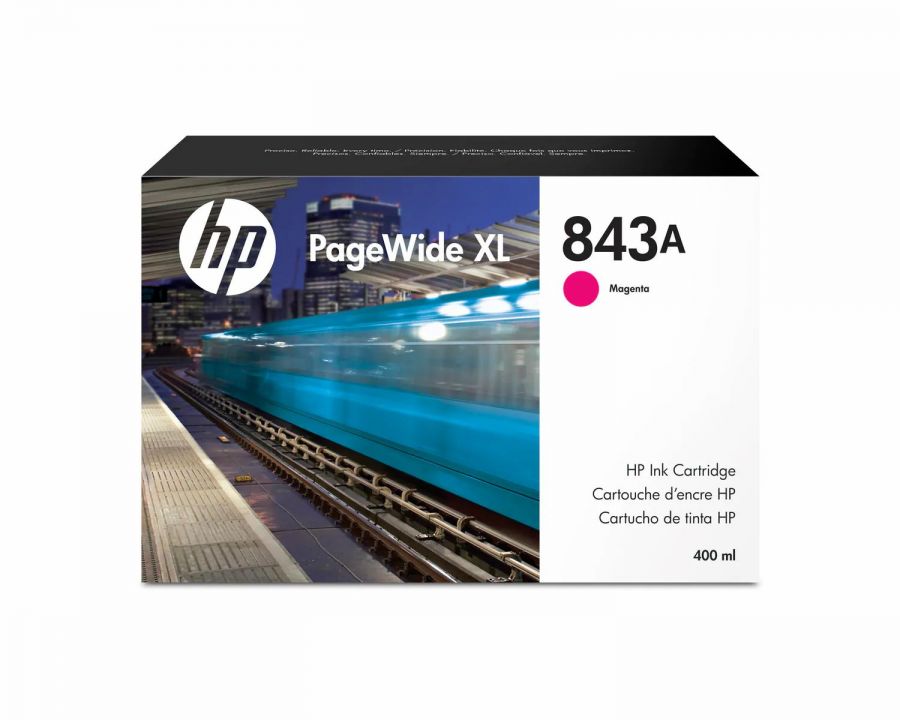 HP 843A 400-ml Magenta PageWide XL Ink Cartridge - C1Q59A