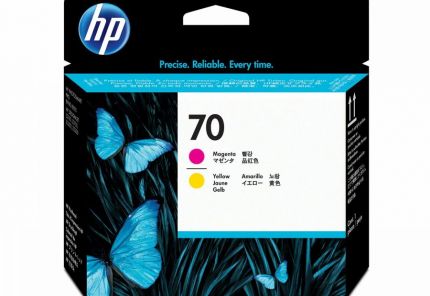 HP 70 Magenta and Yellow DesignJet Printhead - C9406A