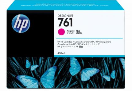 HP 761 400-ml Magenta DesignJet Ink Cartridge - CM993A