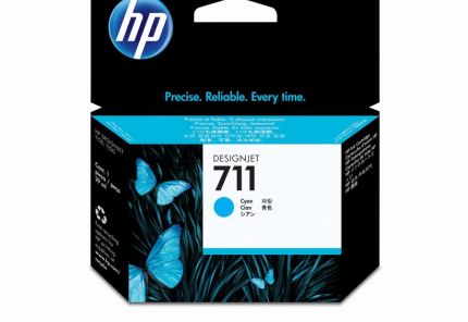 HP 711 Cyan Ink Cartridge - CZ130A