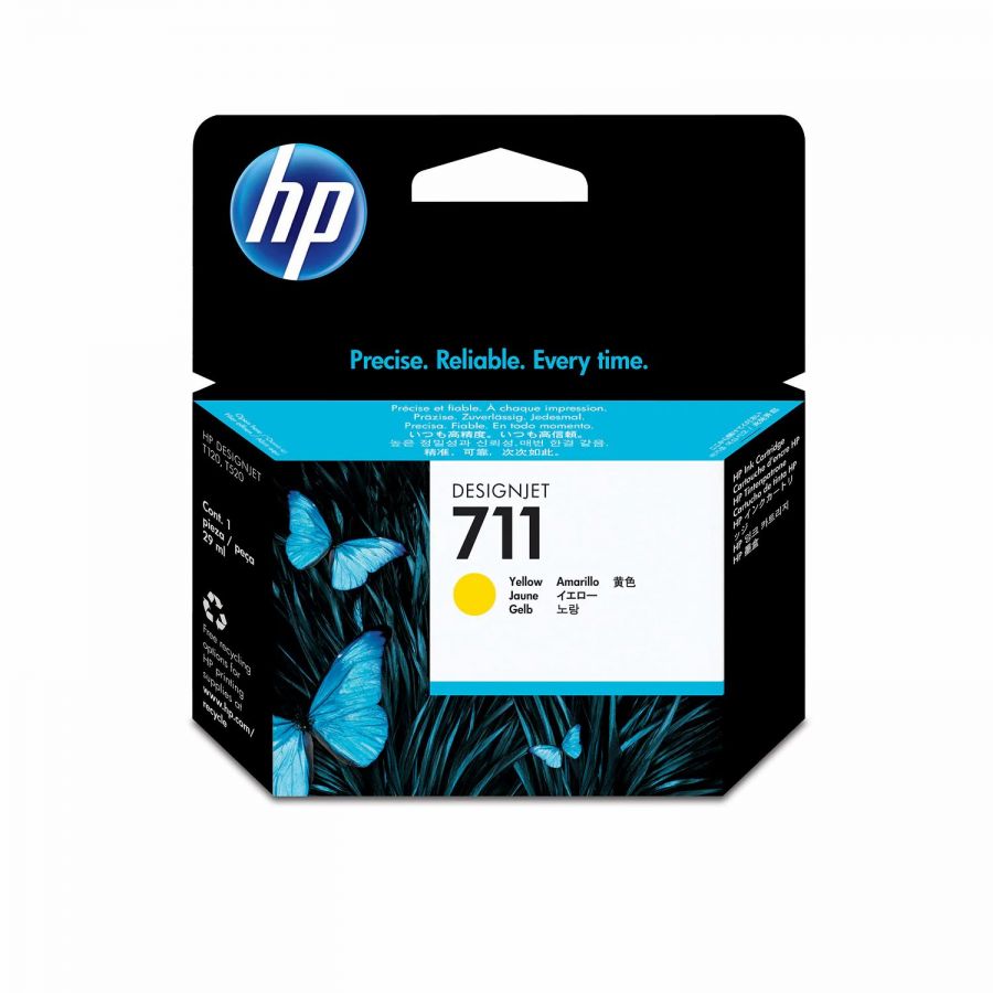 HP 711 Yellow Ink Cartridge - CZ132A