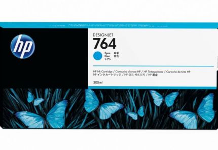HP 764 300-ml Cyan Designjet Ink Cartridge - C1Q13A