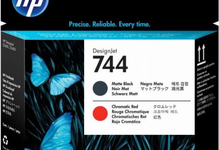 HP 744 Matte Black/Chromatic DesignJet Printhead  - F9J88A