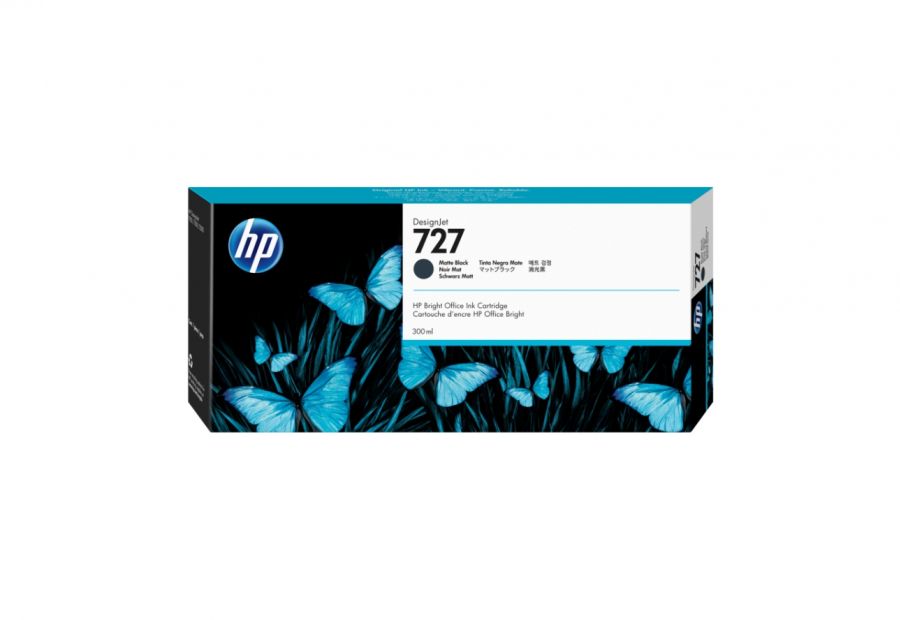 HP 727 300-ml Matte Black Ink Cartridge - C1Q12A